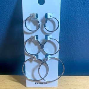 Silver Hoop Earrings